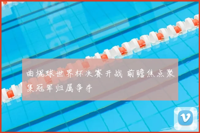 曲棍球世界杯决赛开战 前瞻焦点聚集冠军归属争夺